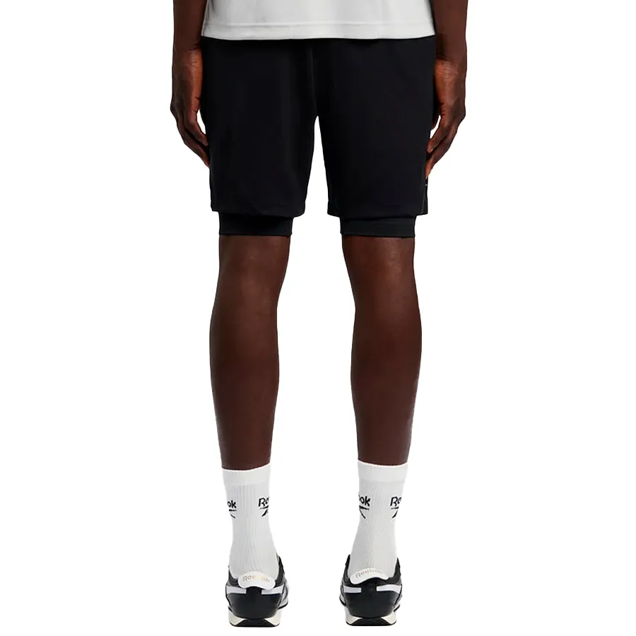 Imagen 1 de 3 de Reebok Shorts Bb 2 en 1-NEGRO