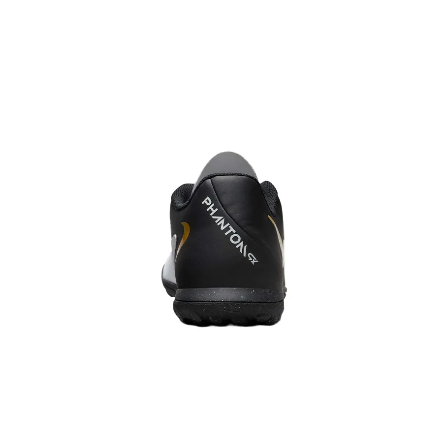 Imagen 5 de 8 de Botines Nike Phantom GX 2 Club Tf-BLANCO/NEGRO/DORADO