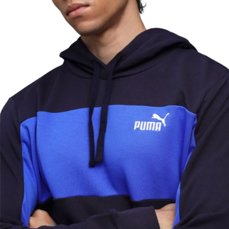 Imagen 2 de 5 de Buzo Puma Ess Block Hoodie Tr-MARINO/AZUL