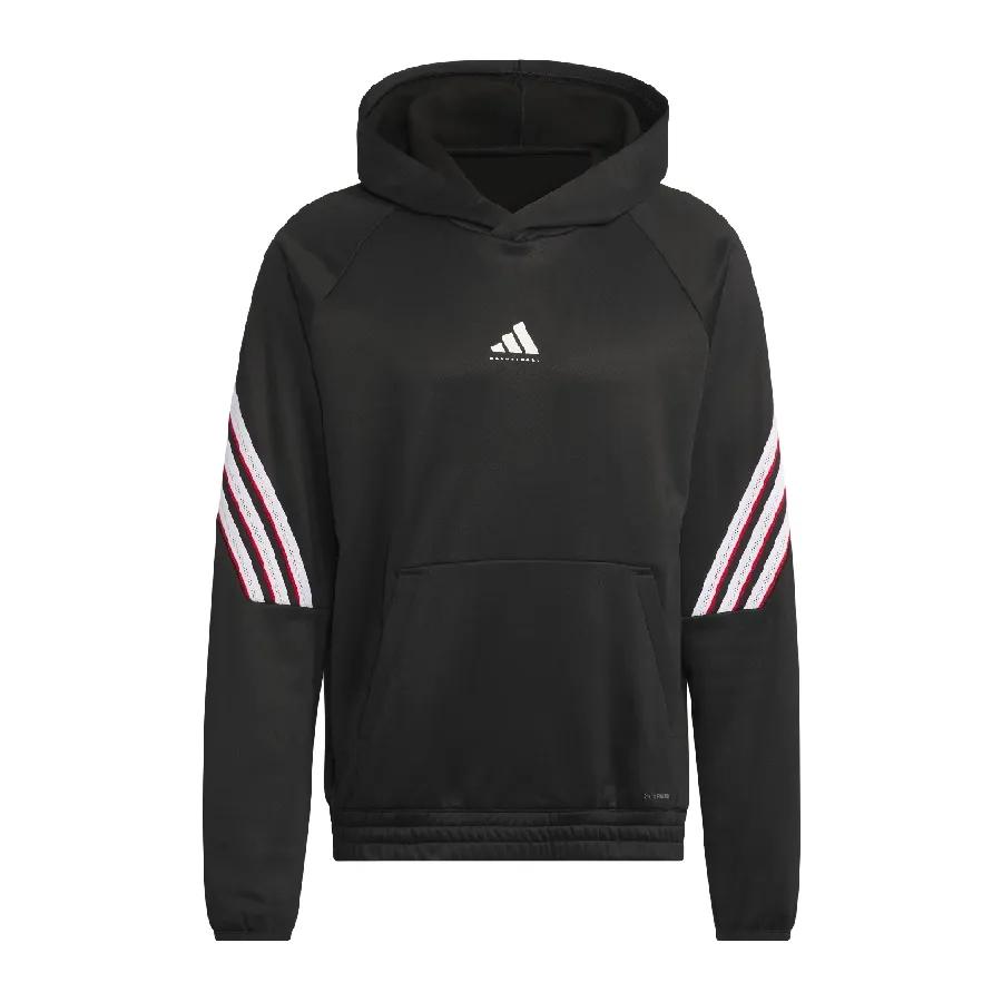 Imagen 1 de 4 de Buzo adidas Basketball Crazy Warm-NEGRO/BLANCO