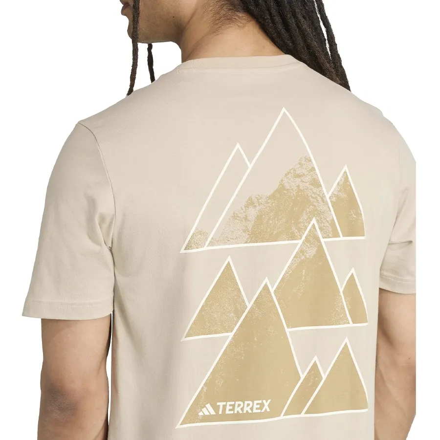 Imagen 3 de 4 de Remera adidas Graphic Terrex Outdoor-BEIGE