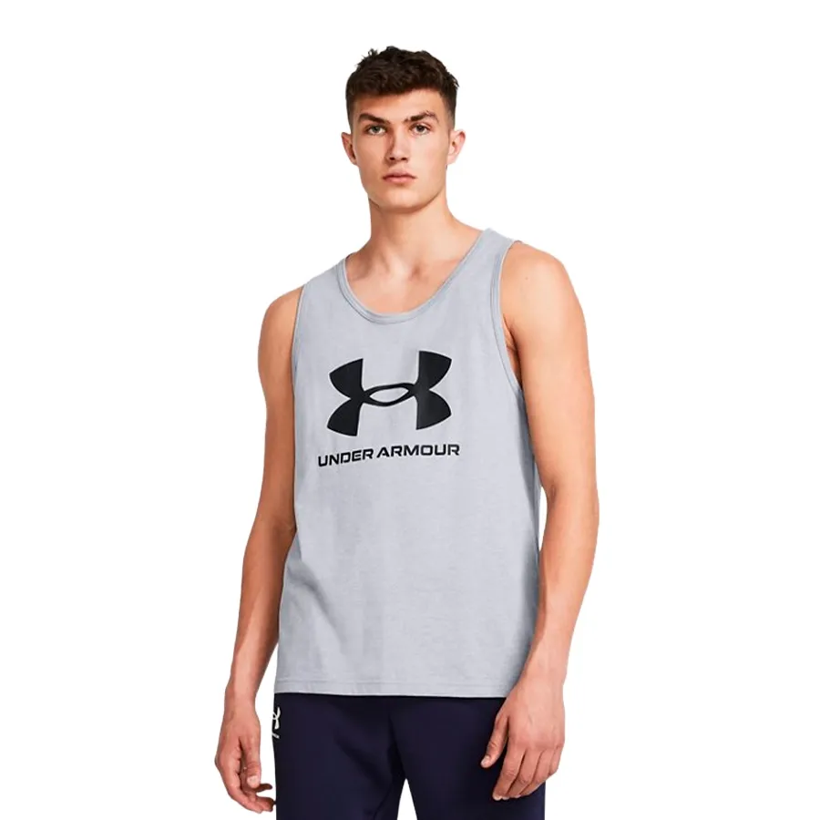 Imagen 0 de 4 de Musculosa Under Armour Big Logo-GRIS