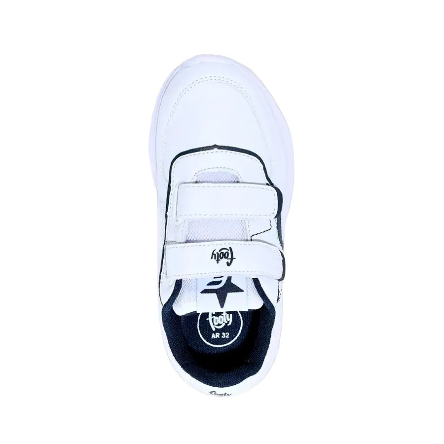 Imagen 2 de 4 de Zapatillas Footy Escolar Princeton-BLANCO/AZUL