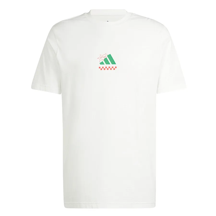 Imagen 1 de 4 de Remera adidas Lounge Pizza Tee-NATURAL/VERDE