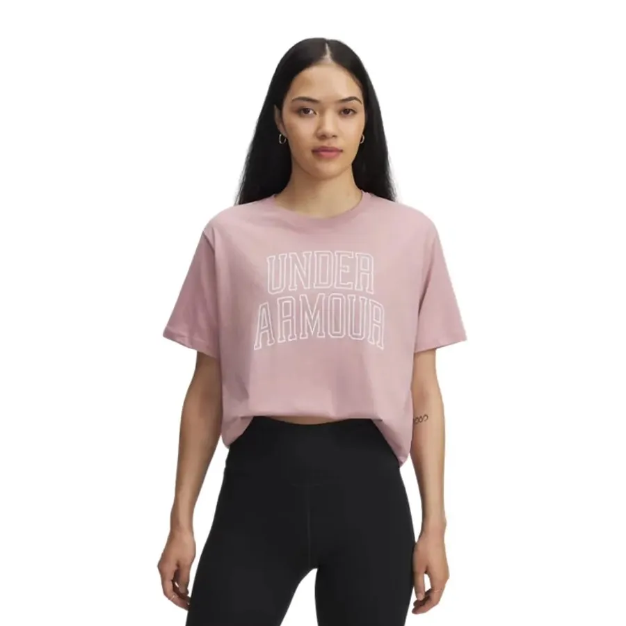 Imagen 0 de 2 de Remera Under Armour Rival Os Campus-ROSA VIEJO