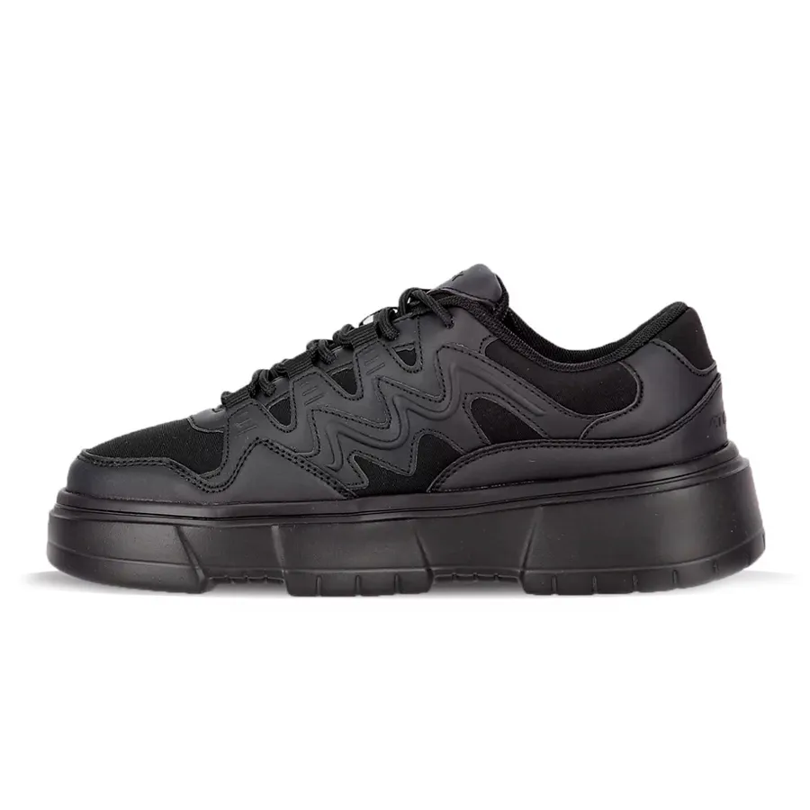 Imagen 1 de 5 de Zapatillas Atomik Casual Urbano Blanche-NEGRO
