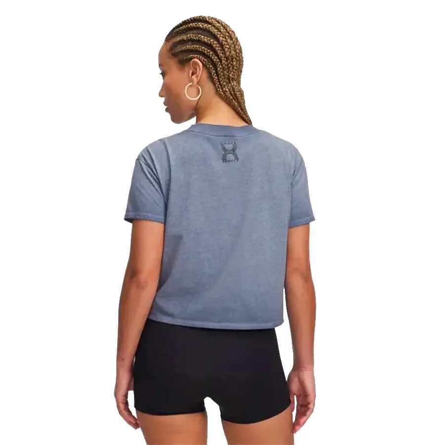 Imagen 1 de 3 de Remera Under Armour Run 96 Graphic Ss-GRIS/NEGRO