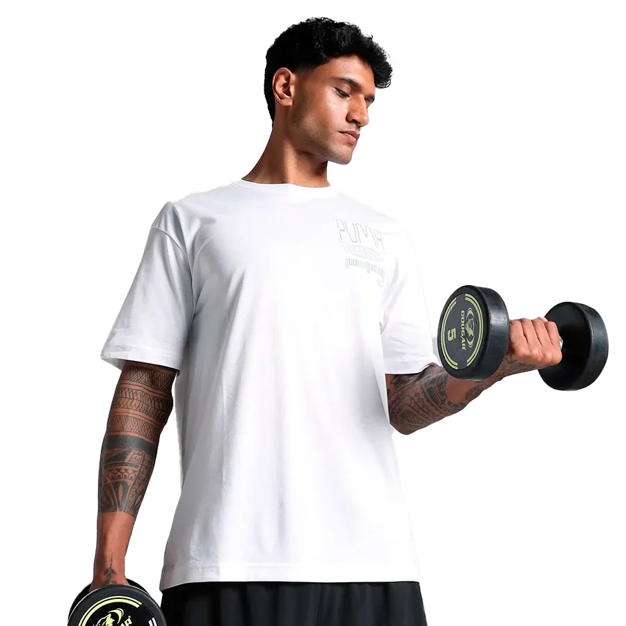 Imagen 0 de 3 de Remera Puma Graphics Train Illustrative Relaxed-BLANCO