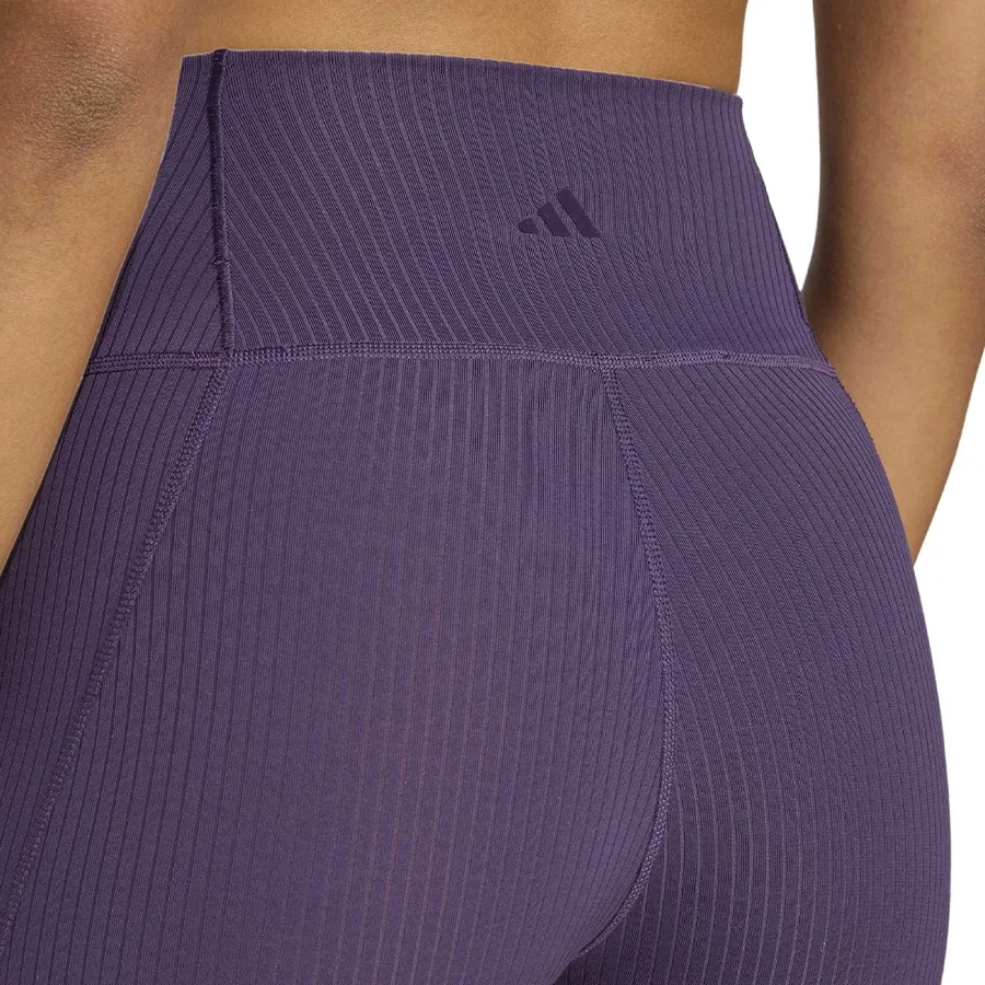 Imagen 4 de 5 de adidas Calzas  all me rib-VIOLETA