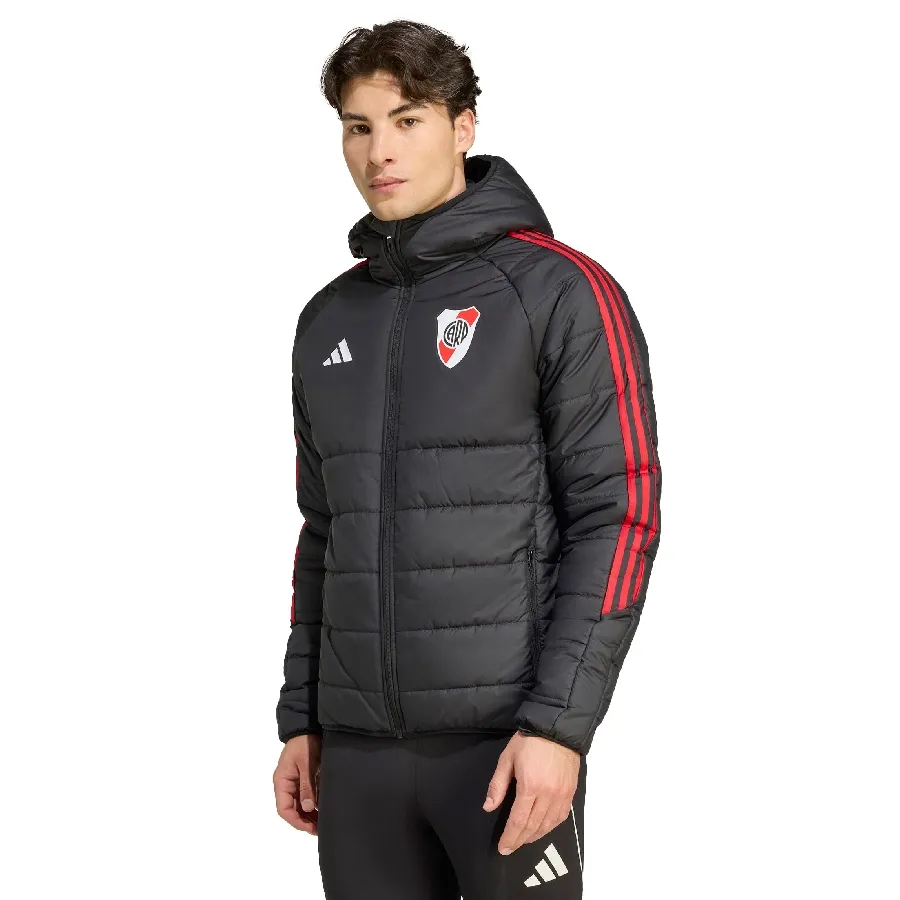 Imagen 0 de 5 de Campera adidas de Invierno River Plate Tiro 25-NEGRO/ROJO
