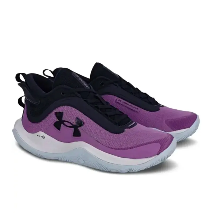 Imagen 1 de 4 de Zapatillas Under Armour Basketball Swish-VIOLETA/NEGRO/BLANCO