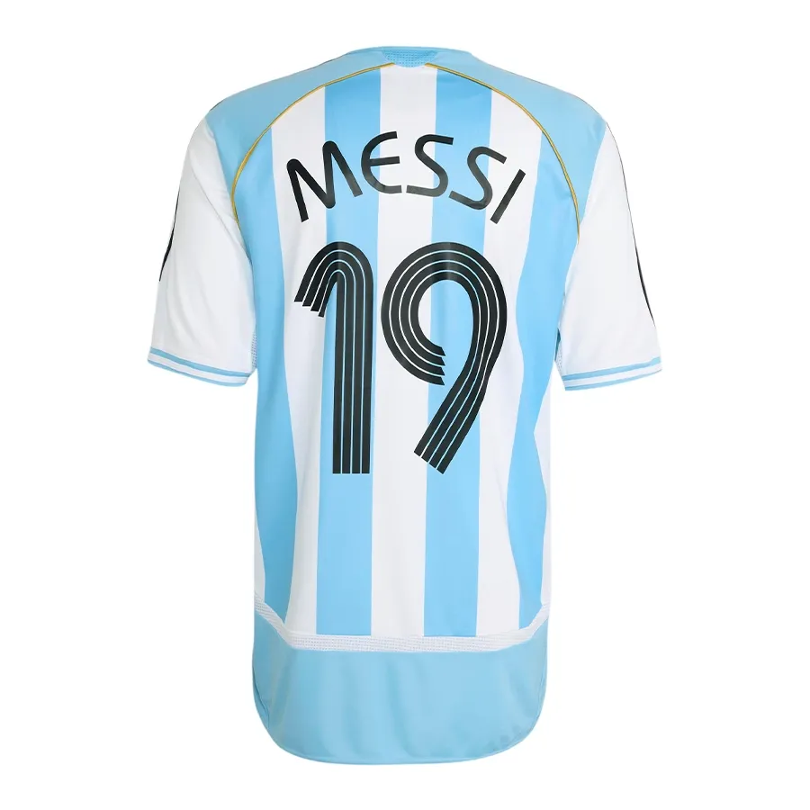 Imagen 4 de 6 de Camiseta adidas Titular Selección Argentina 2006 Messi Afa-BLANCO/CELESTE/NEGRO