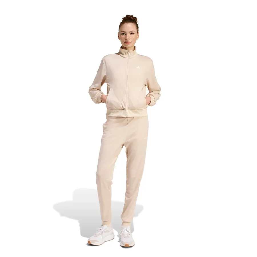 Imagen 1 de 8 de Conjunto adidas Essentials Feel Cozy-CREMA