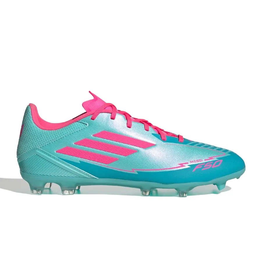 Imagen 0 de 7 de Botines adidas F50 League Messi Fg-CIAN/ROSA FLUOR/AQUA