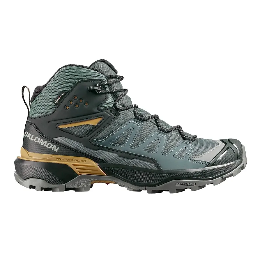 Imagen 0 de 6 de Zapatillas Salomon X Ultra 360 Mid Goretex-VERDE/VERDE SECO/NEGRO