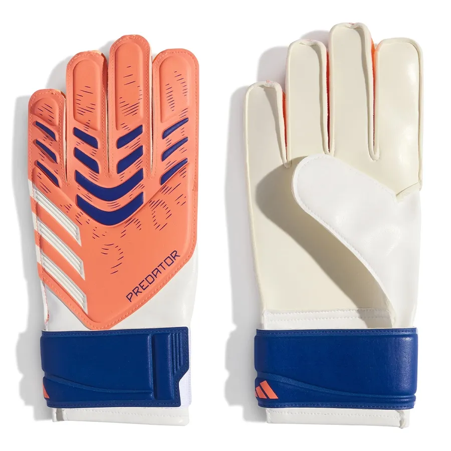 Imagen 0 de 3 de Guantes adidas De Arquero De Entrenamiento Predator Para Niños-CORAL/BLANCO/AZUL