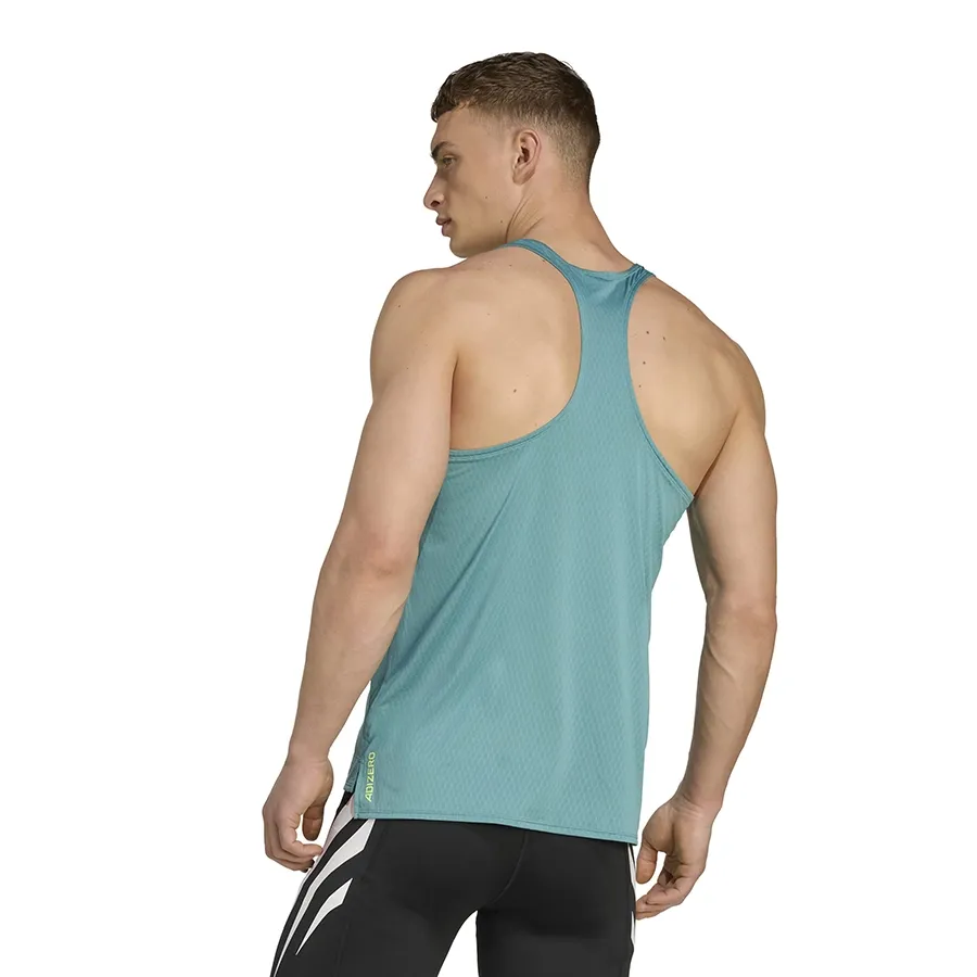 Imagen 3 de 5 de Musculosa adidas Adizero Archive-VERDE AGUA