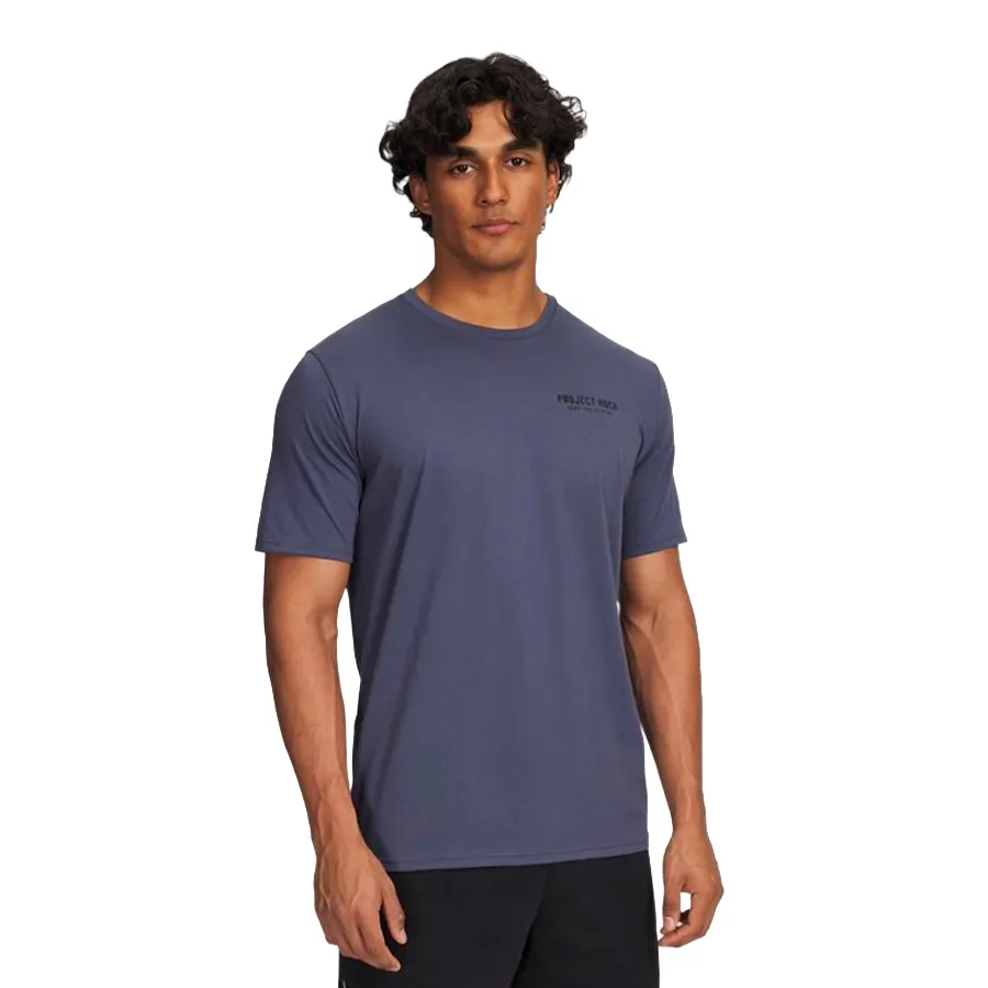 Imagen 0 de 2 de Remera Under Armour Project Rock-AZUL MARINO