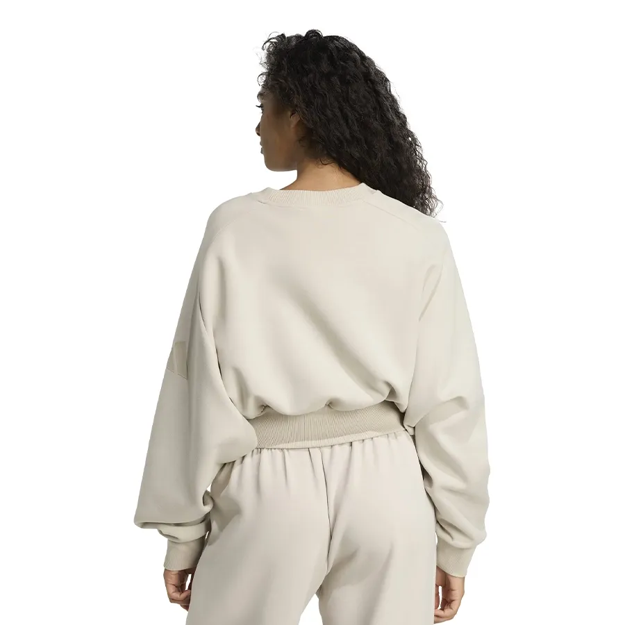 Imagen 1 de 4 de Buzo adidas All Szn Soft Lux Loose-BEIGE