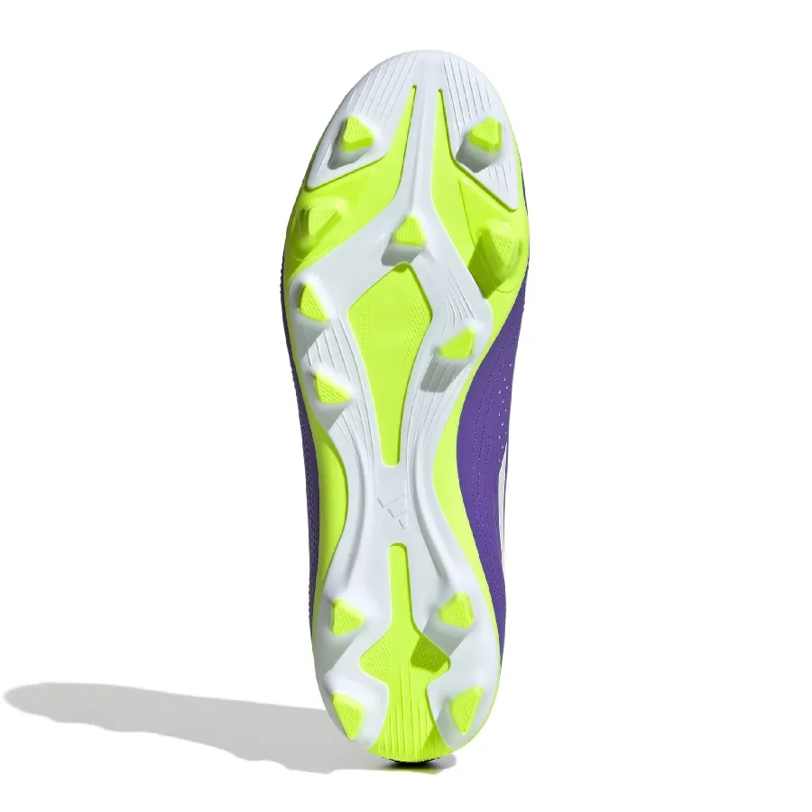 Imagen 4 de 7 de Botines adidas Deportivo III Fg-MORADO/AMARILLO FLUOR