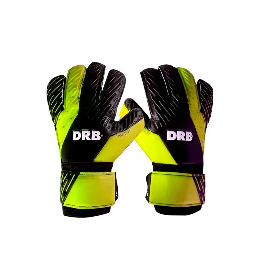 Imagen 2 de 3 de Guantes DRB Arquero Master 20 Tr-VERDE/NEGRO
