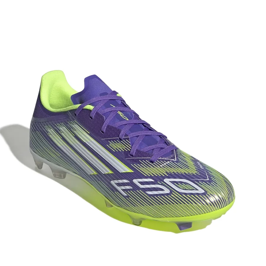 Imagen 1 de 7 de Botines adidas F50  League Fg-VIOLETA/BLANCO/AMARILLO FLUOR