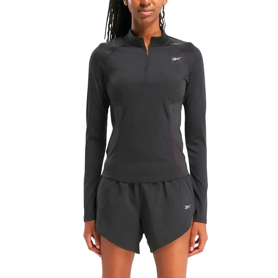 Imagen 0 de 2 de Campera Reebok 1/4 Zip-NEGRO