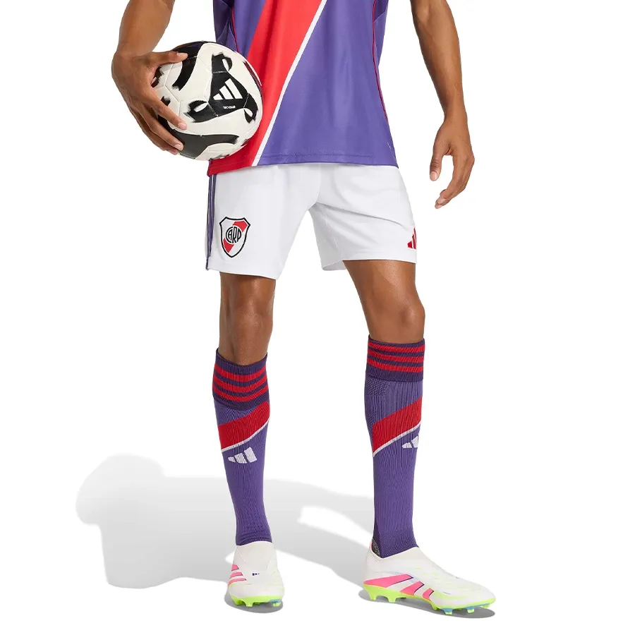 Imagen 0 de 3 de Short adidas Tercer Uniforme River Plate 2026-BLANCO/PURPURA/ROJO