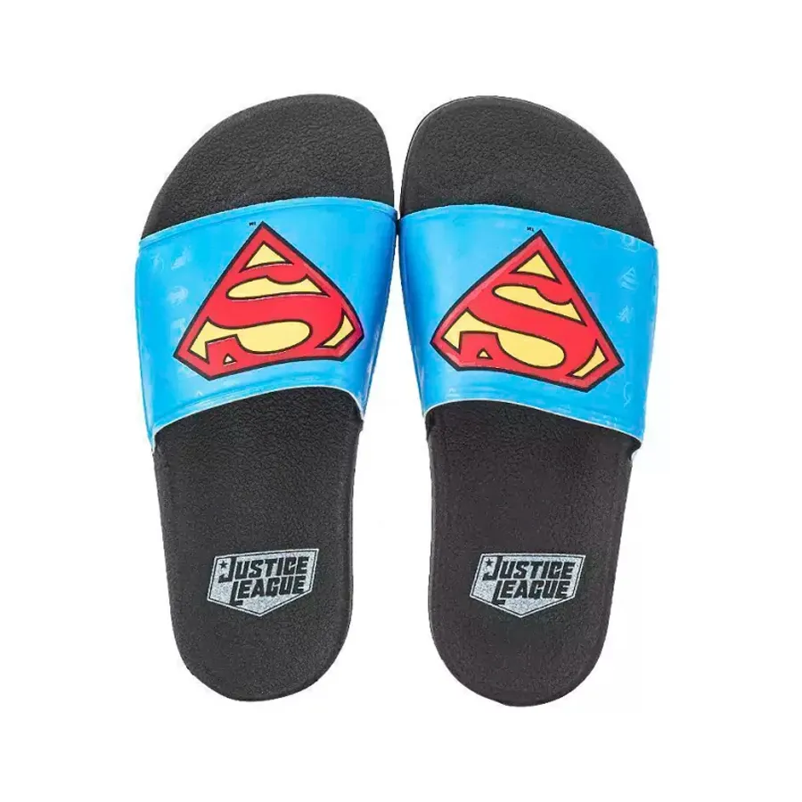 Imagen 4 de 5 de Sandalias Collab Superman 23-AZUL/NEGRO