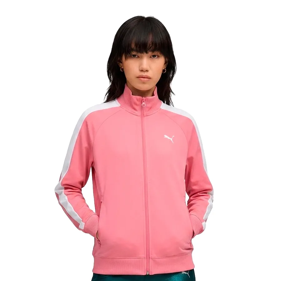 Imagen 0 de 3 de Campera Puma T7 Foundation Poly Track-ROSA/BLANCO