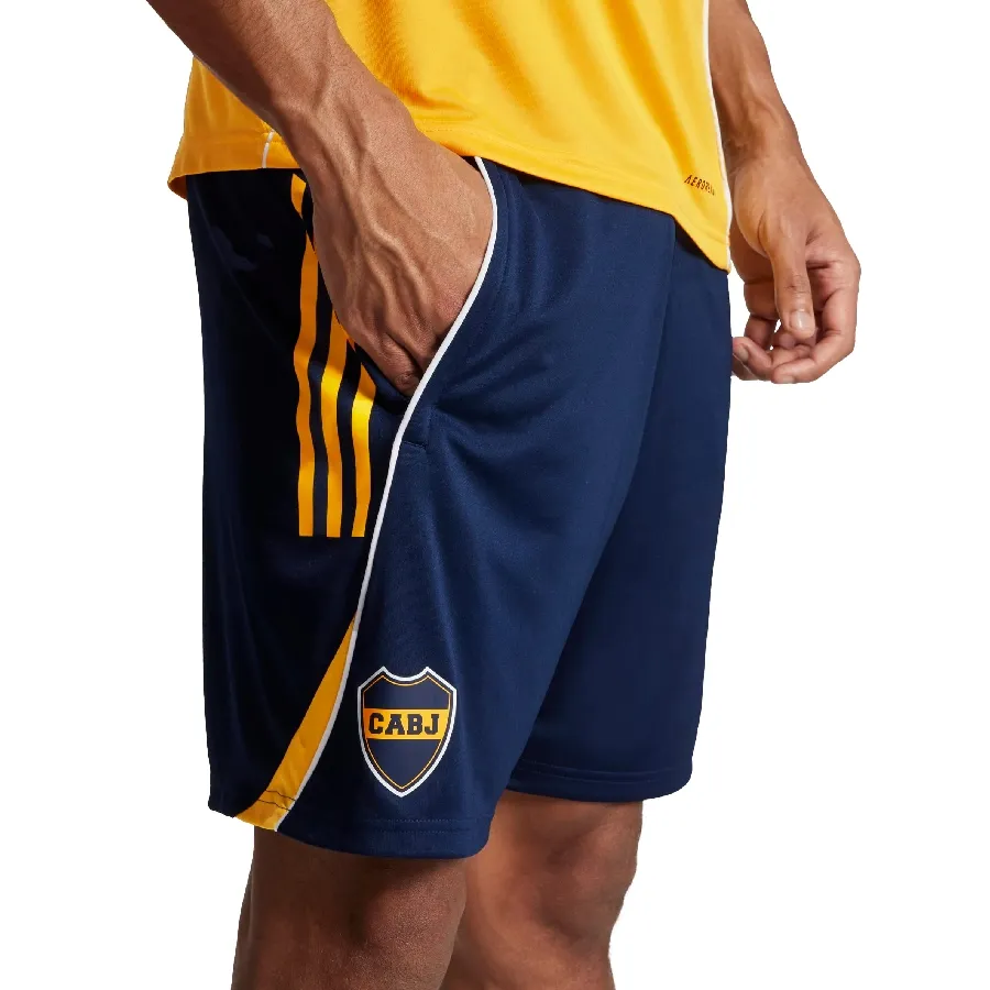 Imagen 3 de 5 de adidas Shorts  de Entrenamiento Boca Juniors Tiro 25 Competition-MARINO/AMARILLO