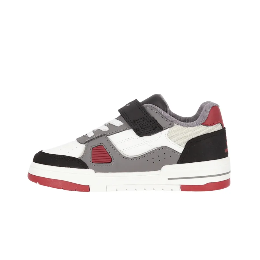 Imagen 2 de 6 de Zapatillas Topper Quarter Kids-BLANCO/NEGRO/GRIS