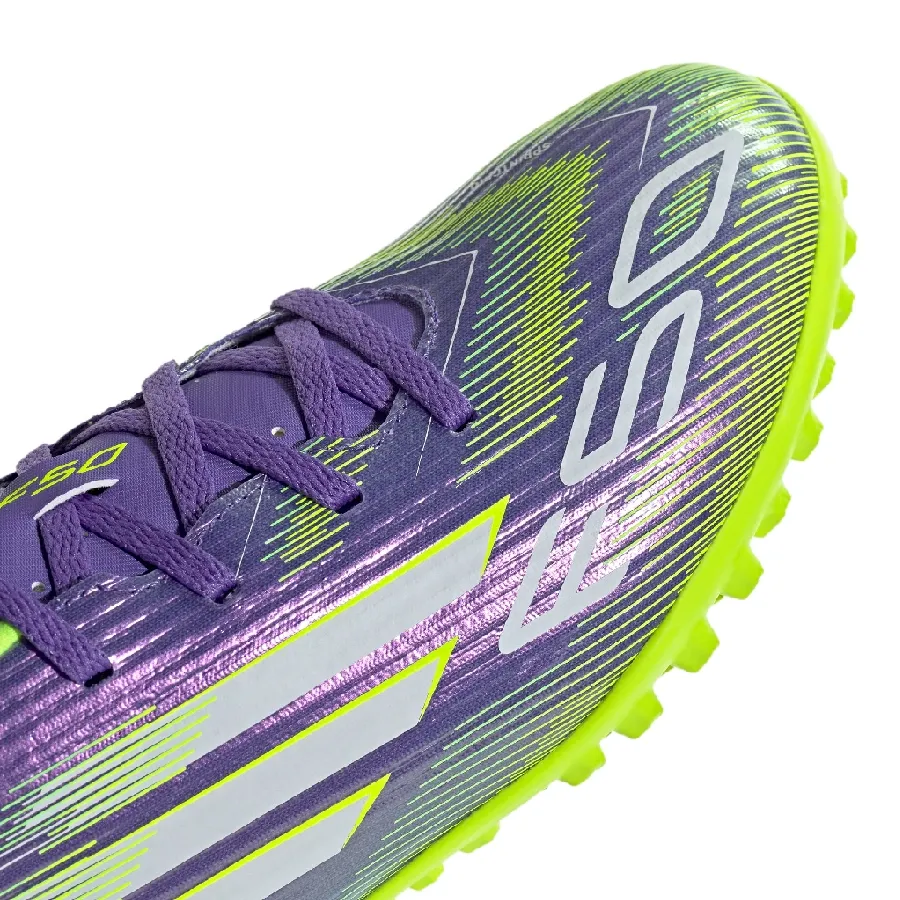Imagen 5 de 7 de Botines adidas F50 Club Tf-PURPURA/VERDE FLUOR
