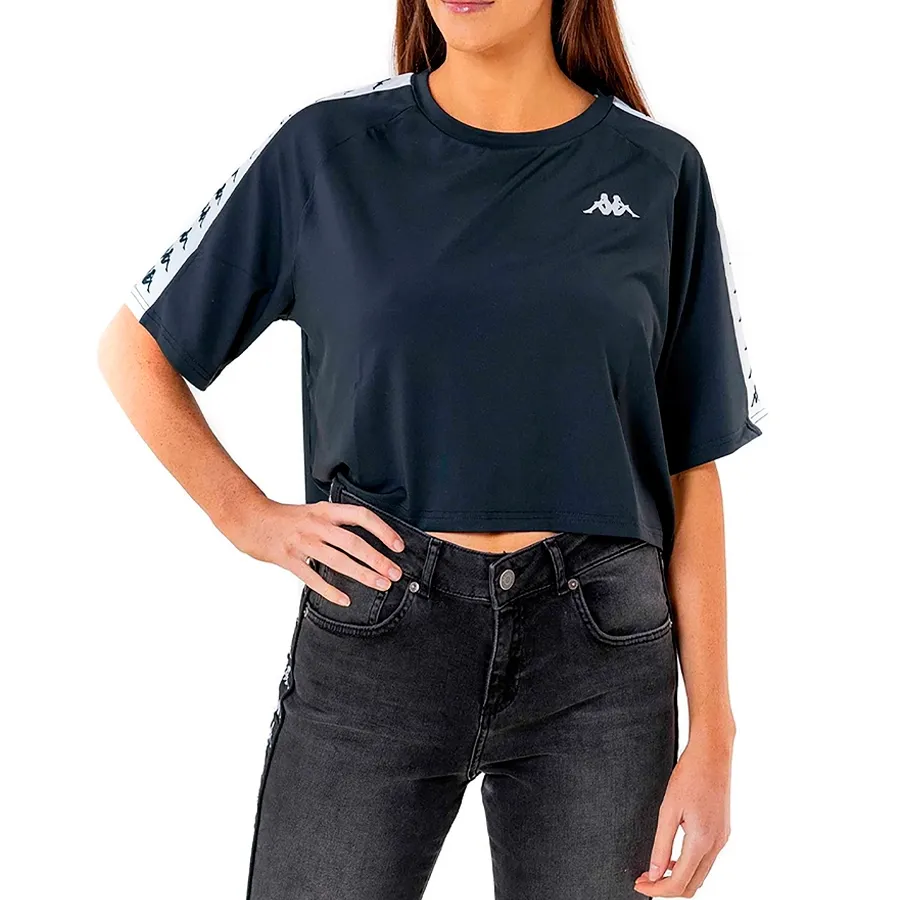Imagen 0 de 5 de Remera Kappa 222 Banda Atum-NEGRO