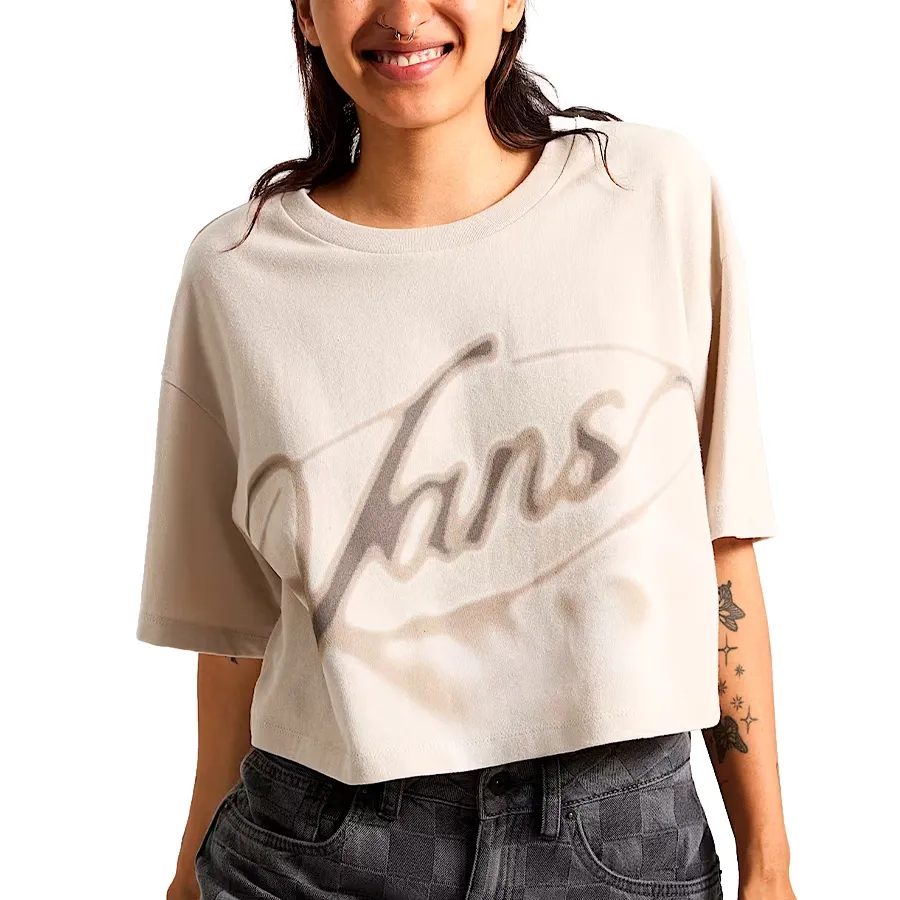 Imagen 2 de 5 de Remera Vans Afterburn Relaxed-MARRON