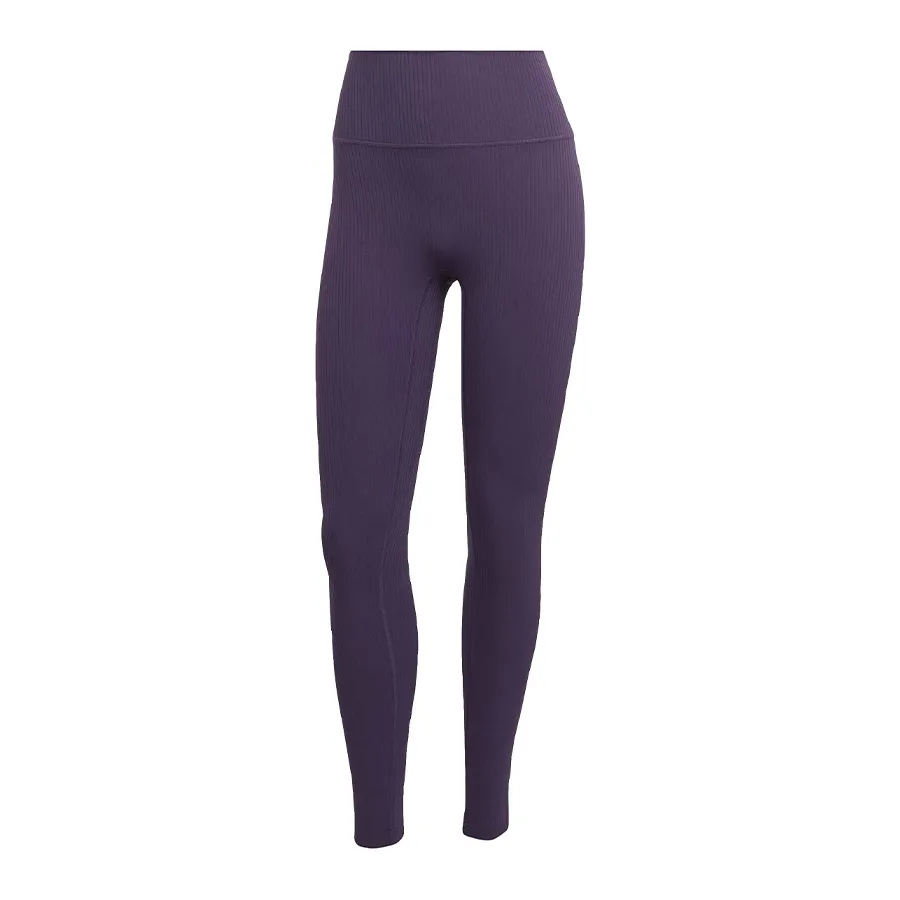 Imagen 2 de 5 de adidas Calzas  all me rib-VIOLETA