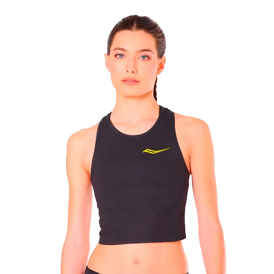 Imagen 0 de 5 de Top Saucony Endorphin Crop-NEGRO