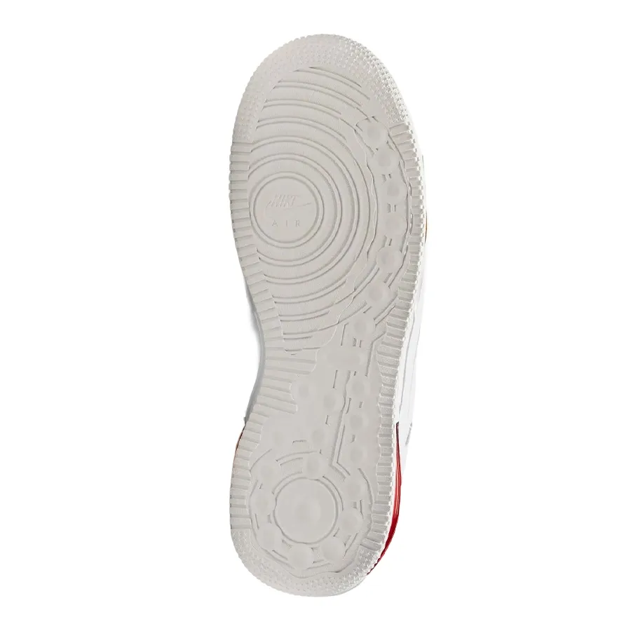 Imagen 5 de 9 de Zapatillas Nike Air Force 1 Low Evo-BLANCO/ROJO