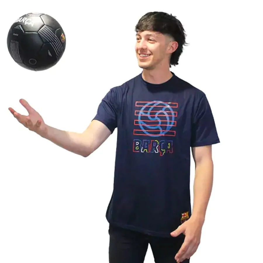 Imagen 1 de 3 de Remera DRB Barcelona-MARINO/ROJO
