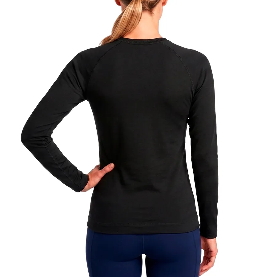 Imagen 3 de 5 de Remera Termica Kamp Seamless 26-NEGRO