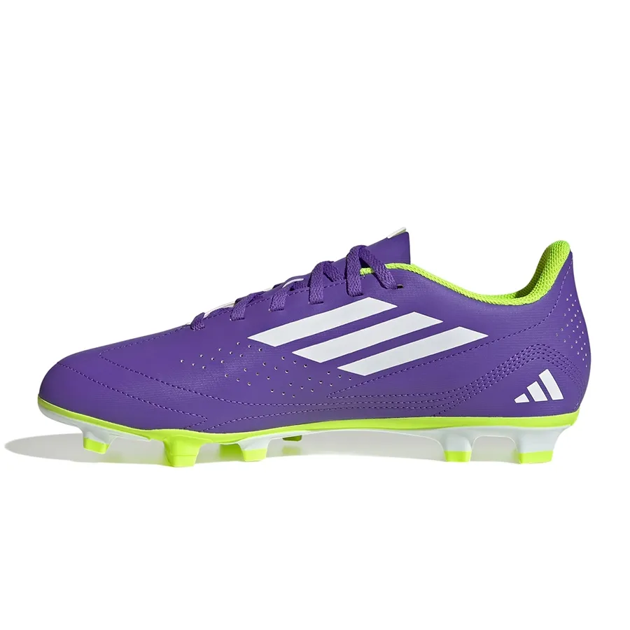 Imagen 2 de 7 de Botines adidas Deportivo III Fg-MORADO/AMARILLO FLUOR