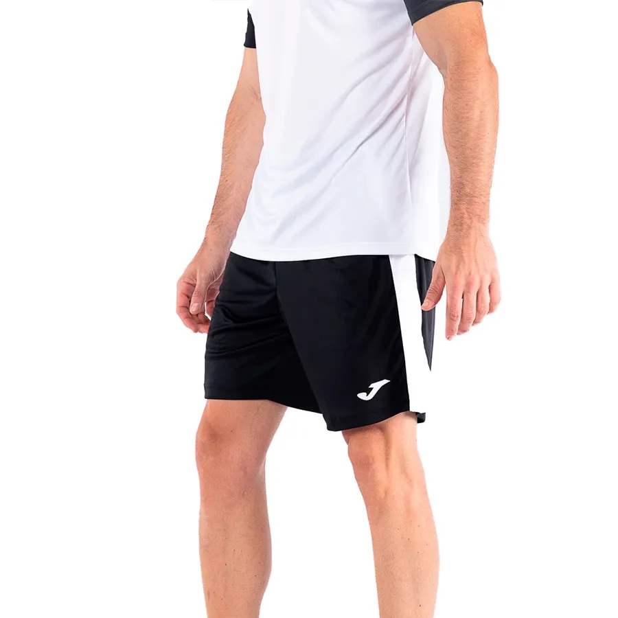 Imagen 3 de 4 de Shorts Joma Short Maxi 102-NEGRO/BLANCO