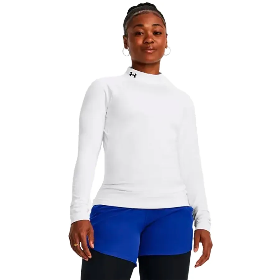 Imagen 0 de 4 de Remera Under Armour manga larga compresión ColdGear-BLANCO