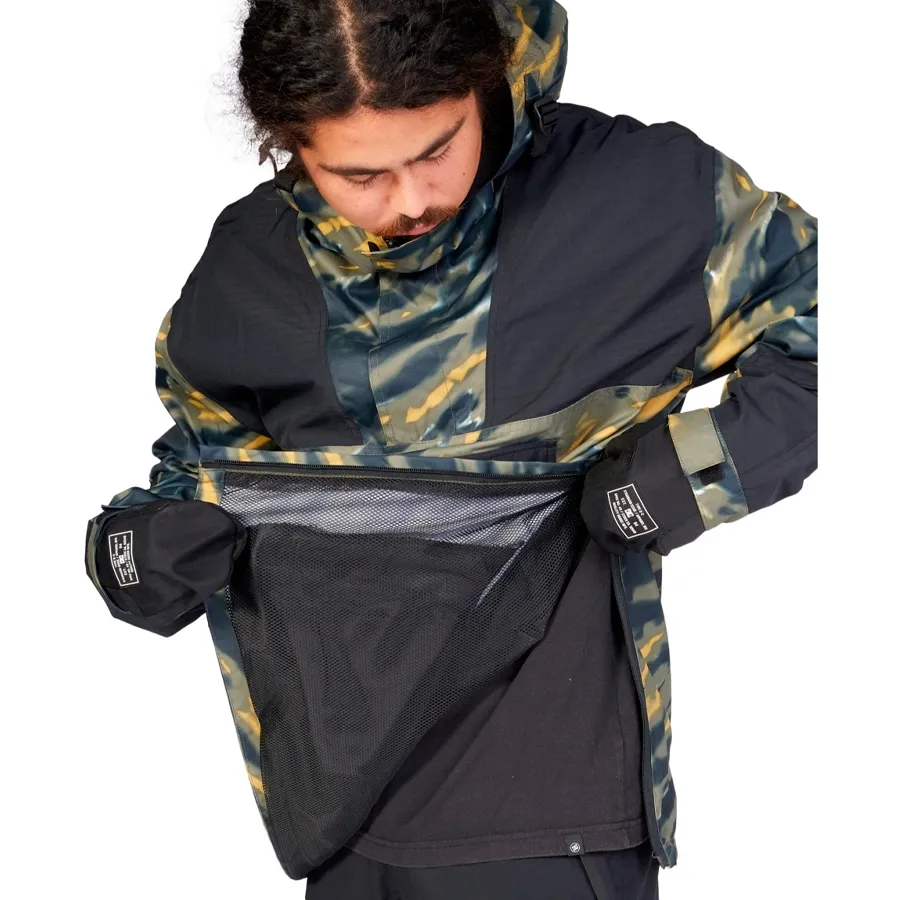 Imagen 1 de 5 de Buzo Dc Anorak Snow 43-CAMUFLADO/NEGRO