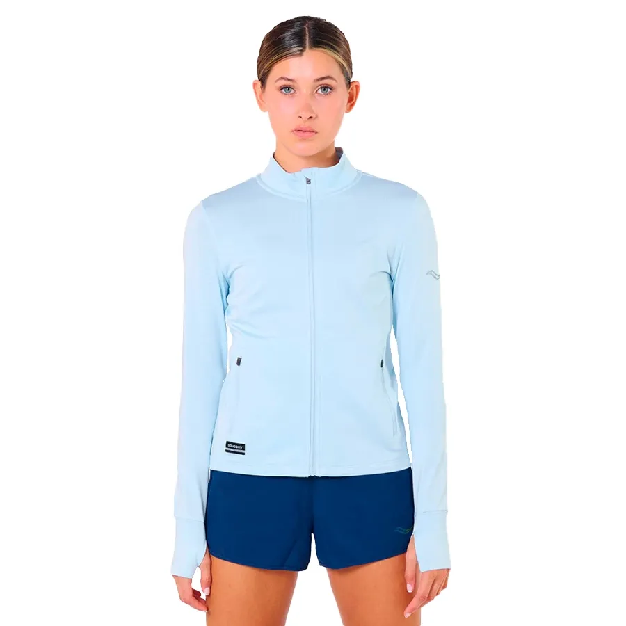 Imagen 0 de 3 de Campera Saucony Solstice Full Zip-CELESTE