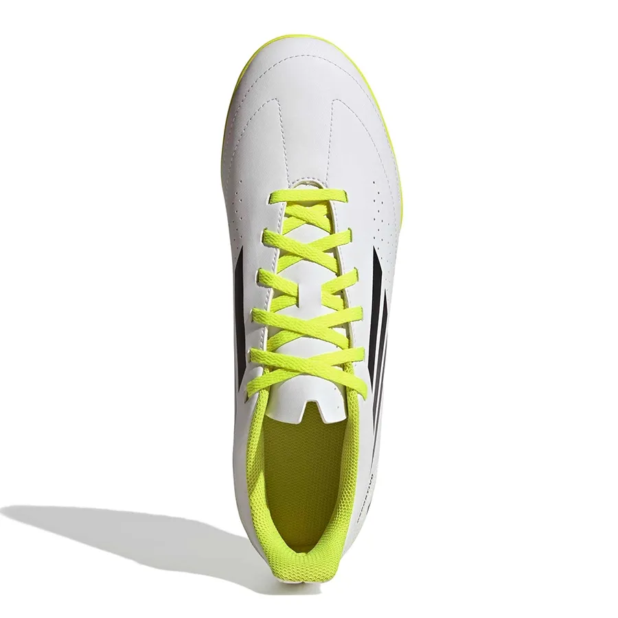 Imagen 3 de 7 de Botines adidas Deportivo III Tf-BLANCO/NEGRO/AMARILLO FLUOR