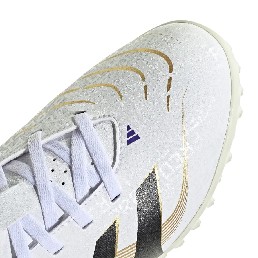 Imagen 6 de 7 de Botines adidas Predator Club Tf Junior-BLANCO/NEGRO