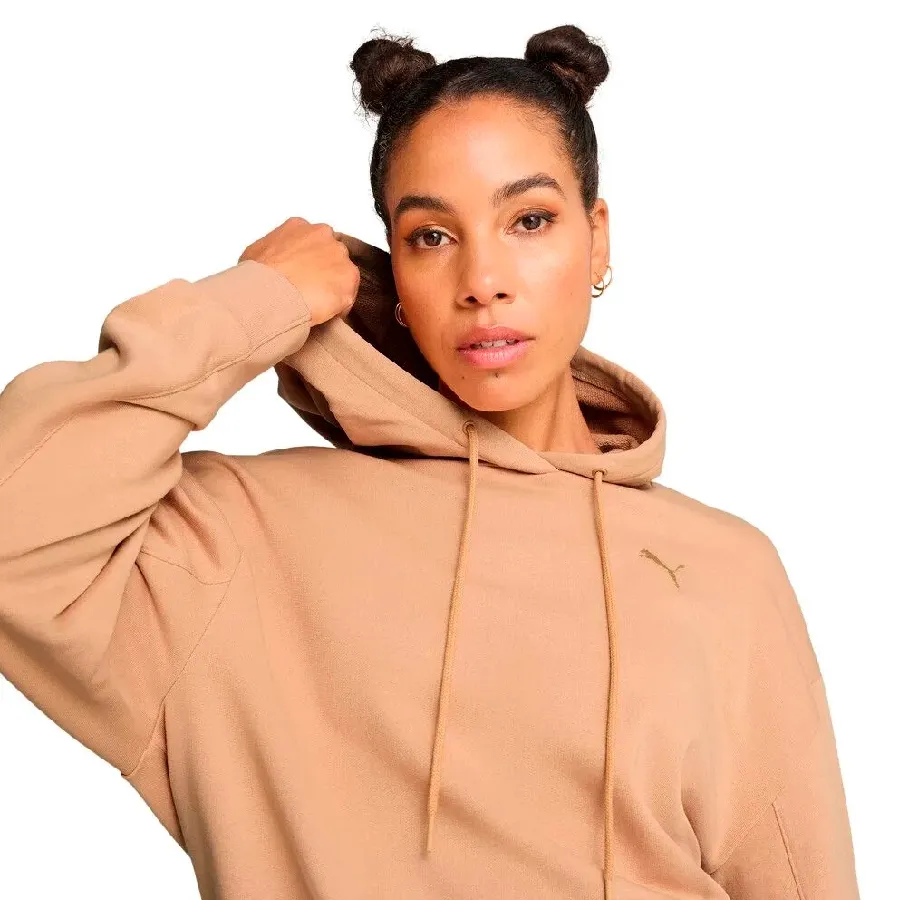 Imagen 4 de 6 de Buzo Puma Her Relaxed-BEIGE