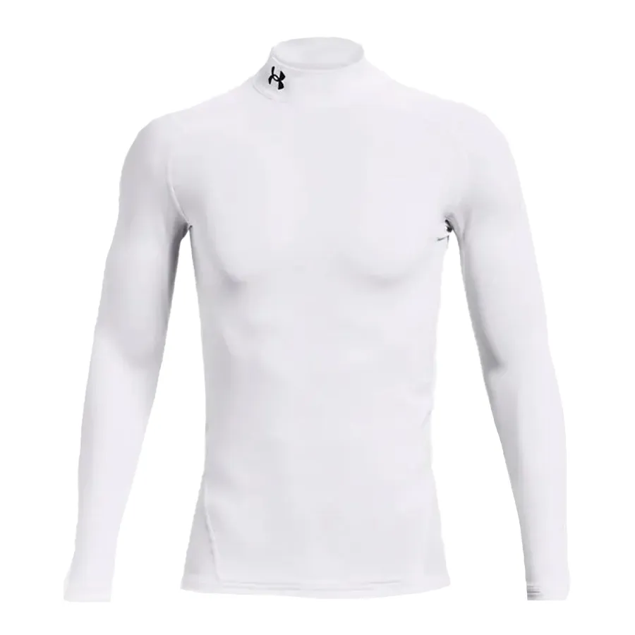 Imagen 3 de 4 de Camiseta Under Armour Remera  Compresión Mock-BLANCO
