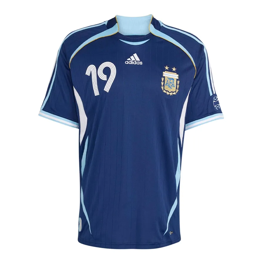 Imagen 4 de 6 de Camiseta adidas Alternativa de la Selección Argentina 2006 Messi Afa-MARINO/BLANCO/CELESTE